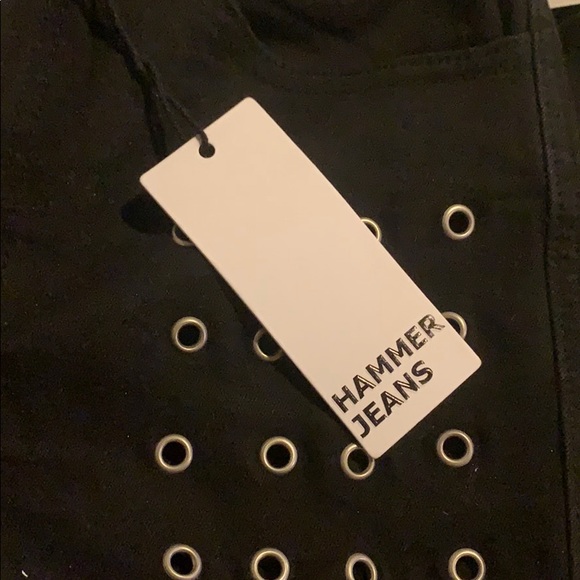 Black high waste shorts. Never worn. Only for pics - Picture 3 of 5